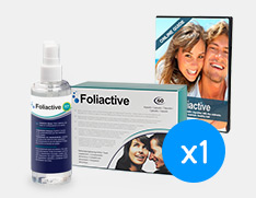 Foliactive pack x1: Foliactive Pills + Foliactive Spray.